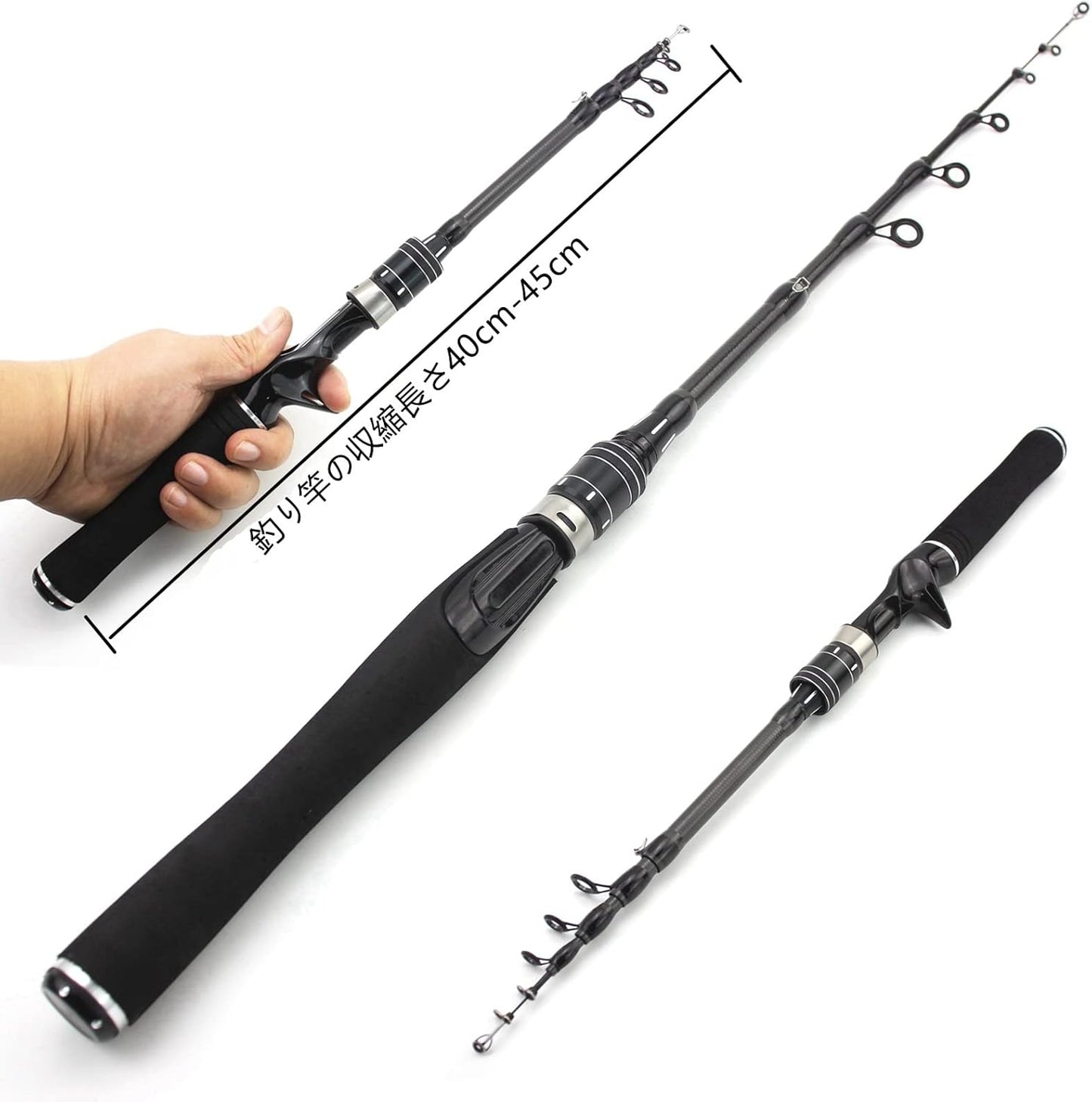 New 1.5m1.8m 1.92m Ultra Light Ul Power Telescopic Lure Rod, Rotating Casting Rod, Baitweight 1-5g, Small Fishing Rod for Kids and Beginners ZYYUJ