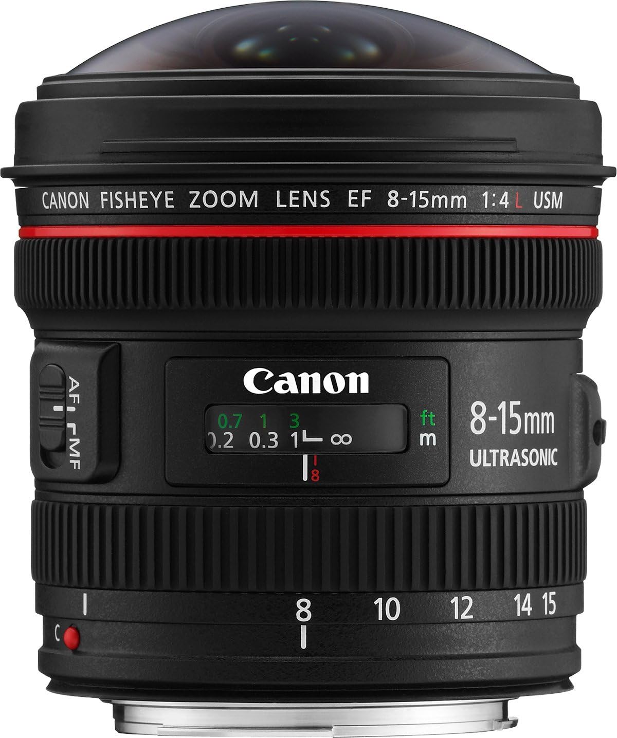 Canon EF 8-15mm f/4L Fisheye USM SLR Wide fish-eye lens Black