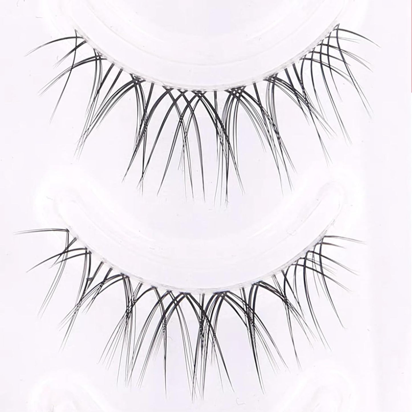 False Eyelashes, 5 Pairs Natural False Eyelashes, Natural Eyelashes, Actress Eyelashes, Thin Makeup, Waterproof, Daily Use, Long Lasting, DIY Eyelashes at Home, Natural, Handmade, Ultra