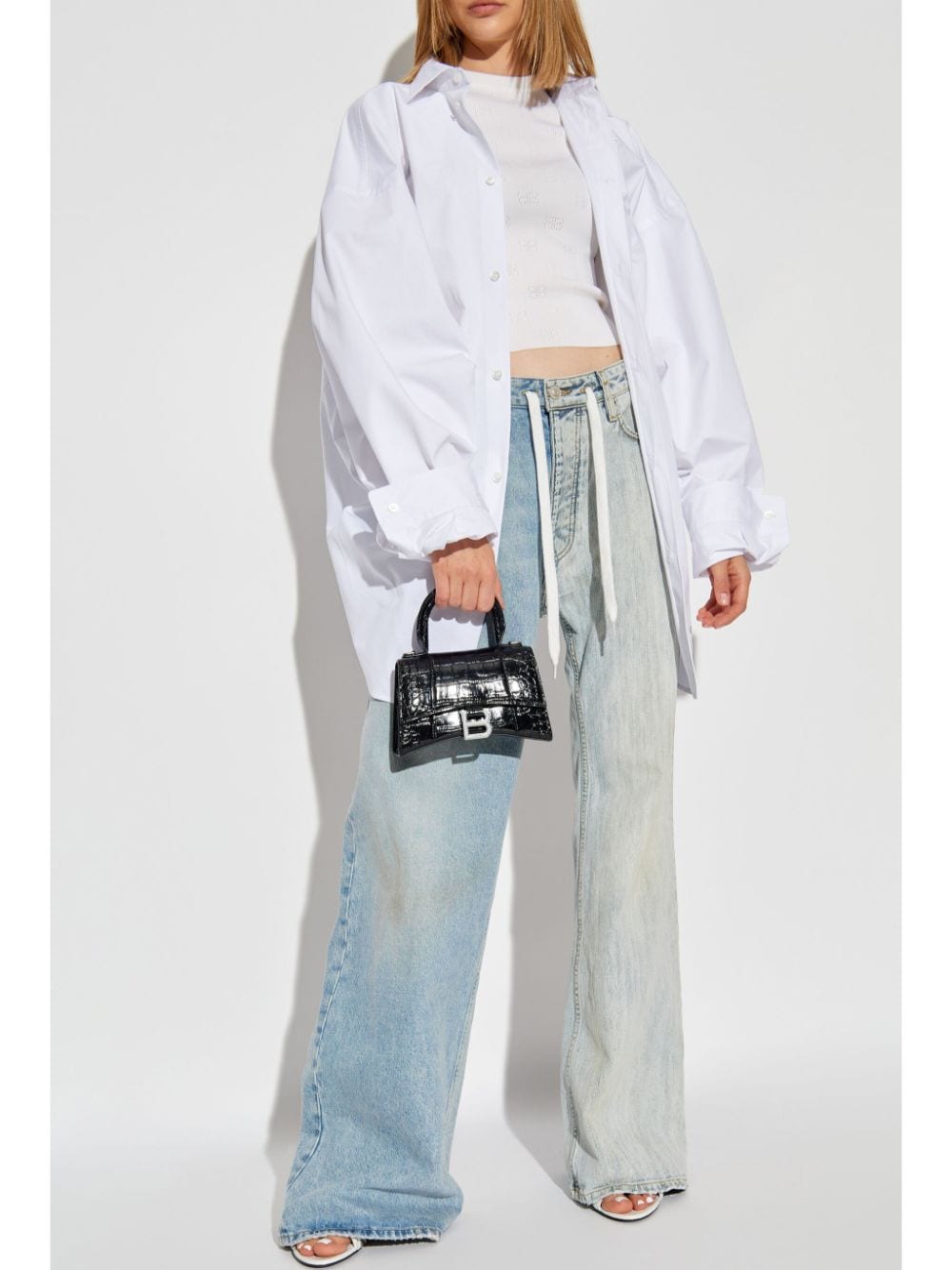Balenciaga バレンシアガオープンニットウールトップ - Image 5