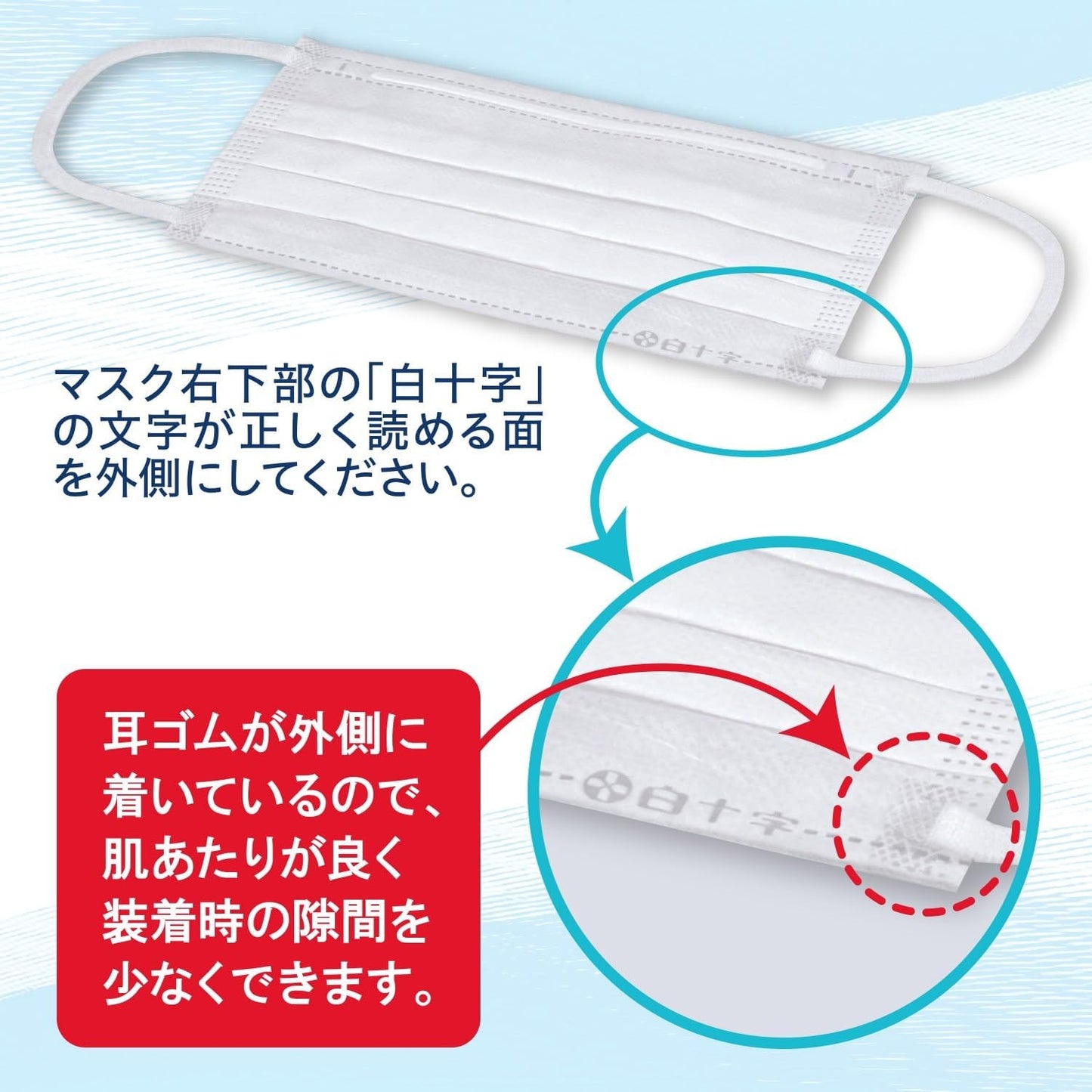 Hakujouji Surgical Mask Premium, Normal, 50 Pieces, JIS Standard Medical Masks, Class II