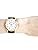 Seiko SRK050P Men's Watch, Watch, Analog, Small Seconds, Stainless Steel, Leather, Brown, Gold, White,