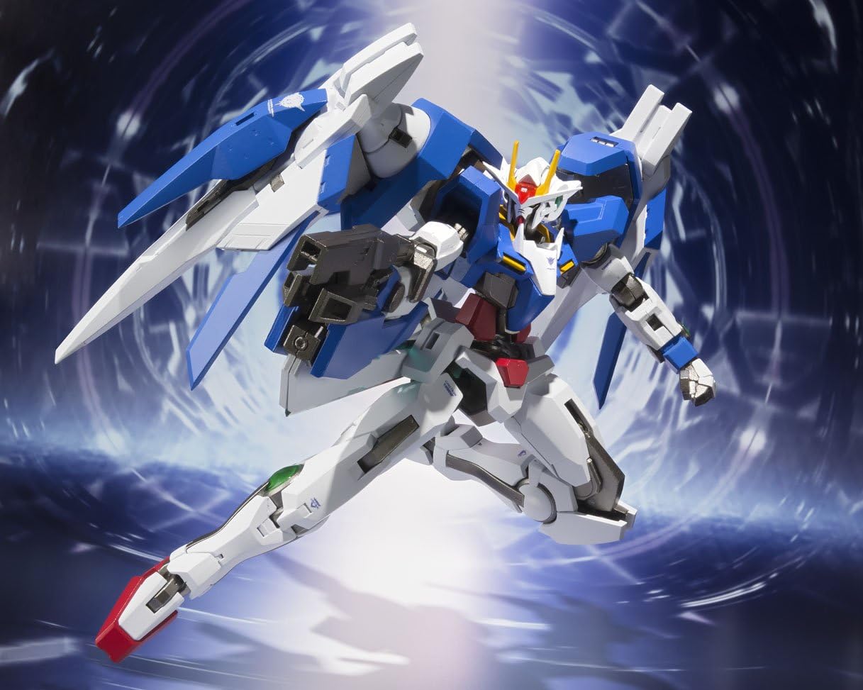 METAL ROBOT Spirits Mobile Suit Gundam [SIDE MS] 00 Raiser + GN Sword III, approx. 5.1 in. (130mm), ABS and PVC, die-cast painted action figure