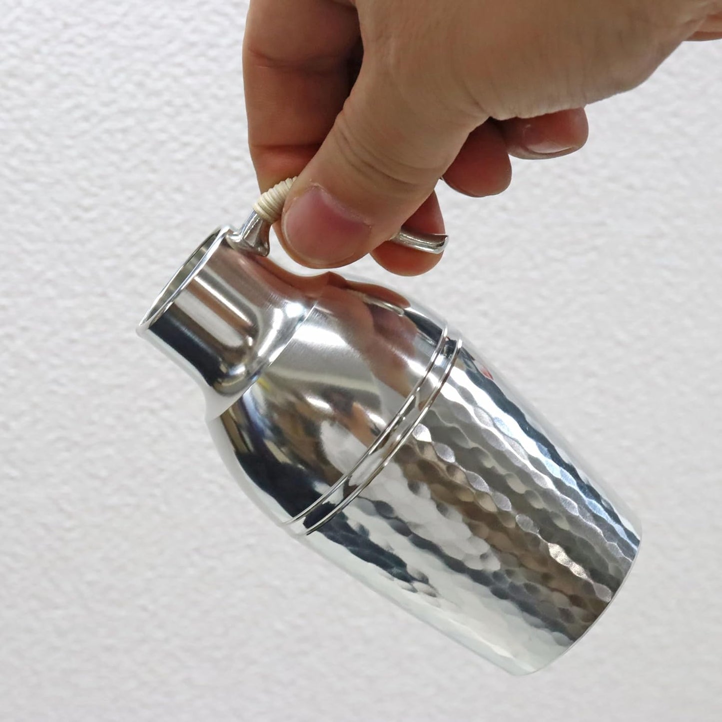 大阪錫器 千呂利 ツチメダイヤ 錫製 酒器 日本製 桐箱入り 170ml 伝統工芸品 熱燗 徳利 籐巻き ギフトラッピング仕様