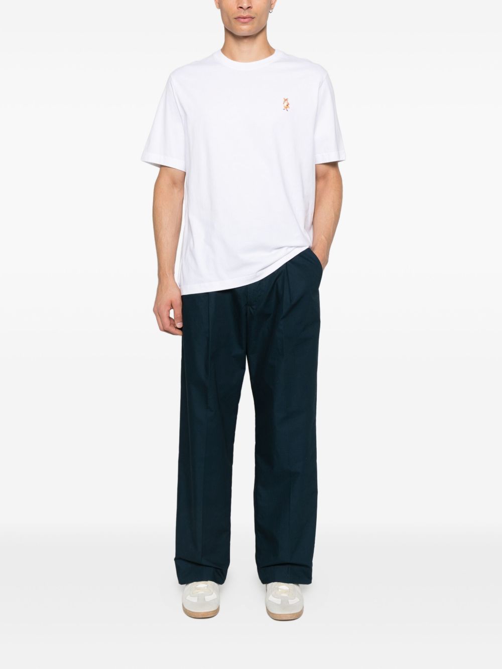 Maison メゾンキツネ 'スタンディングフォックスコットンTシャツ - Image 5