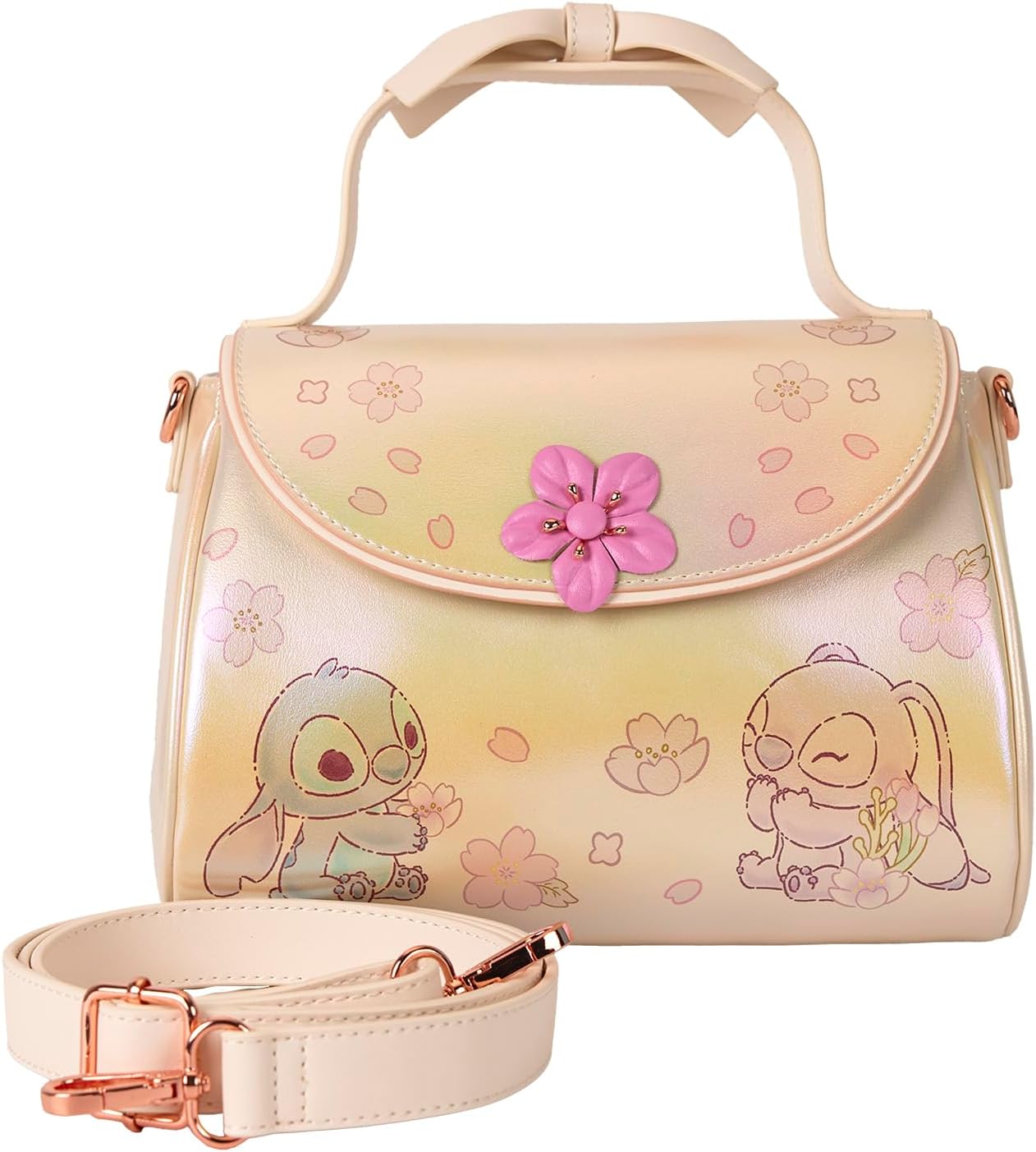 Loungefly Disney - Bolso cruzado con asa de lazo