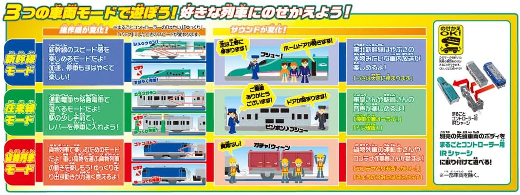 Takara Tomy "Plarail Boarding Check! Departing! Complete Railway Experience! E5 Hayabusa Control Set", Trains, Toy, Ages 3 and Up, Unisex, Passed Toy Safety Standards, ST Mark Certified, PLARAIL