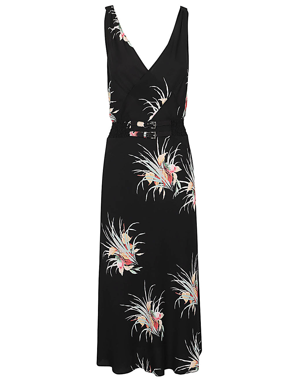 Prada プラダオーキッドプリントミディドレス - Image 5