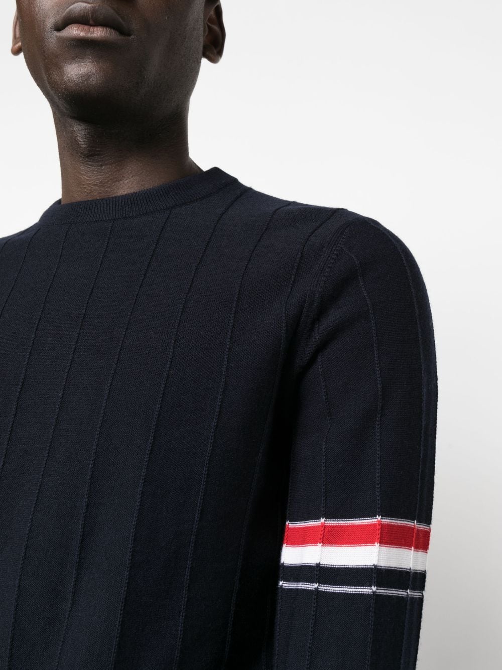 Thom Thom Browne Rwb Wool Crewneck Jumper - Image 5
