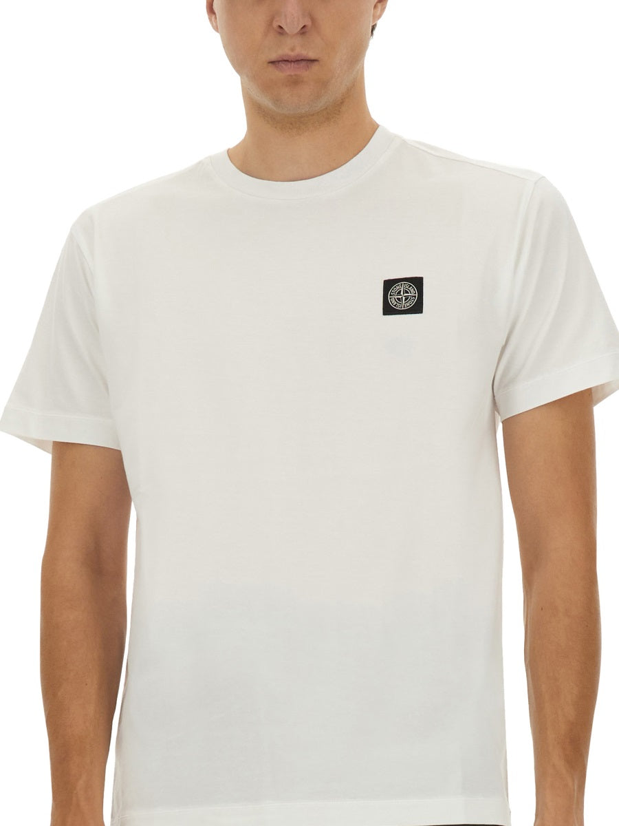 Stone Stone Island Slim Fit T Shirt - Image 5