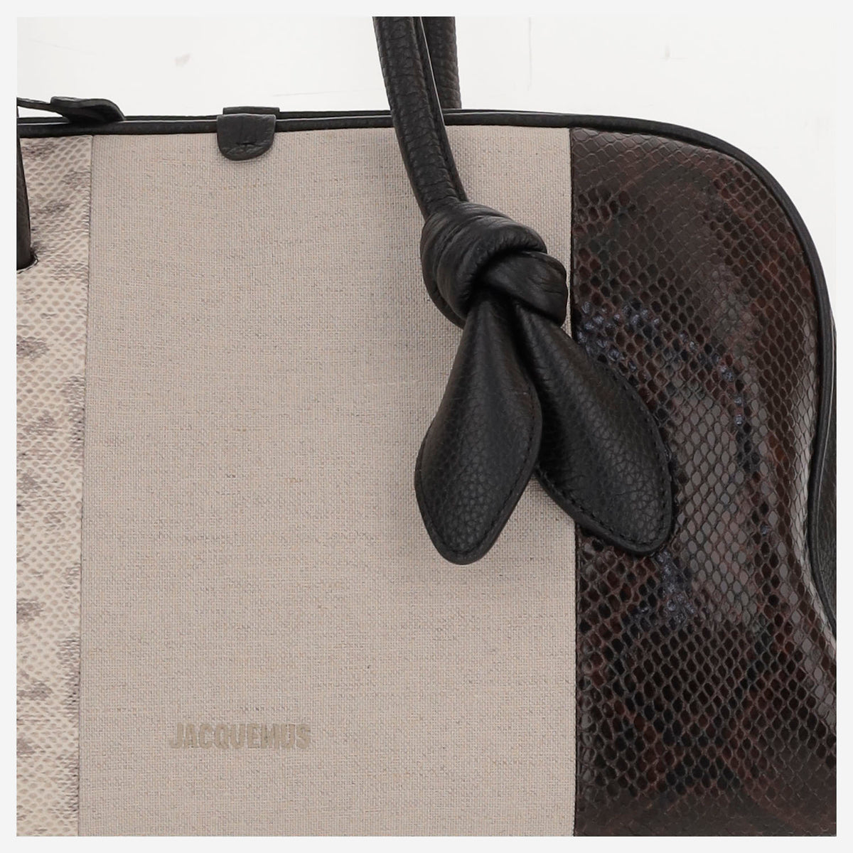 Jacquemus 旅行用のジャックエマスボウリングバッグ - Image 5