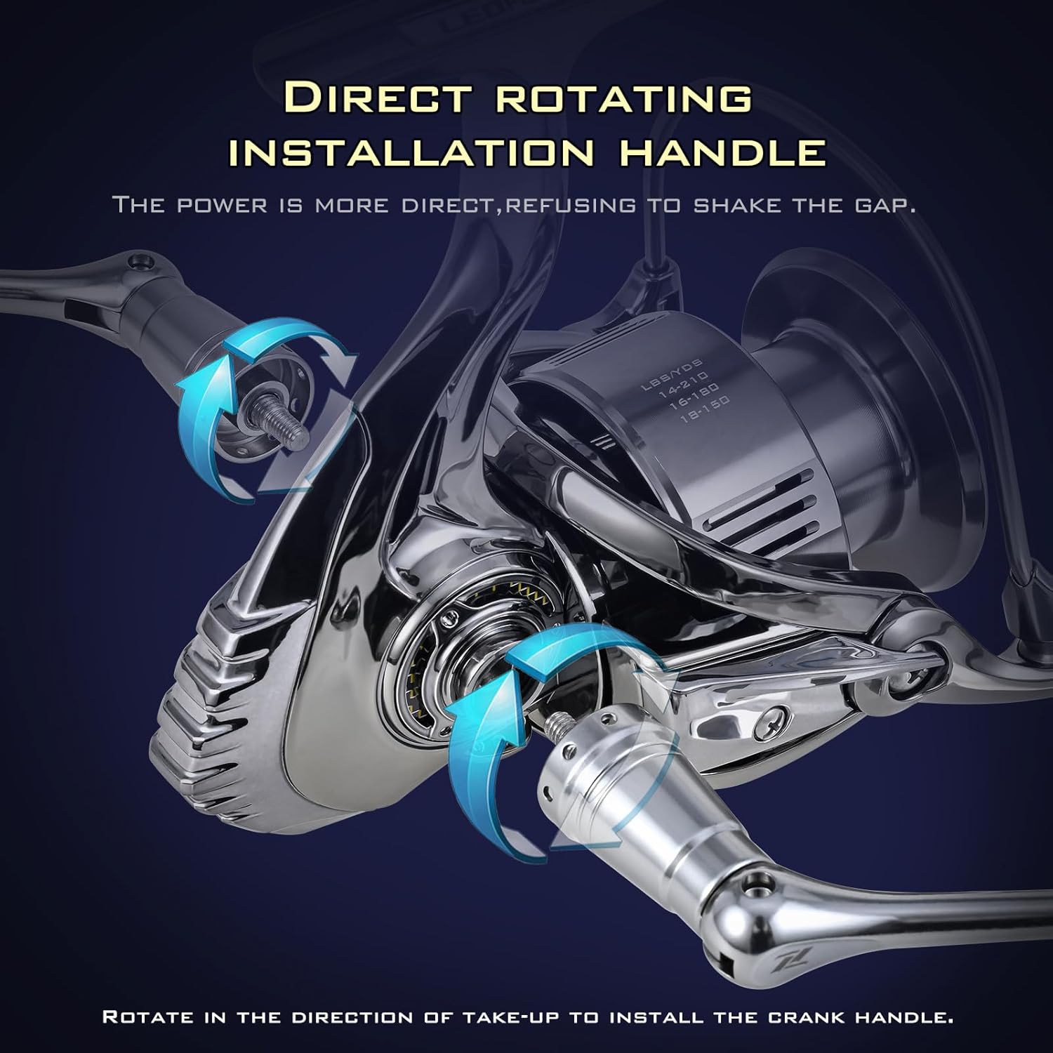 Spinning Reel,13+1 Bearing Fishing Reel Smooth and Powerful Spinning Reel for Saltwater Freshwater