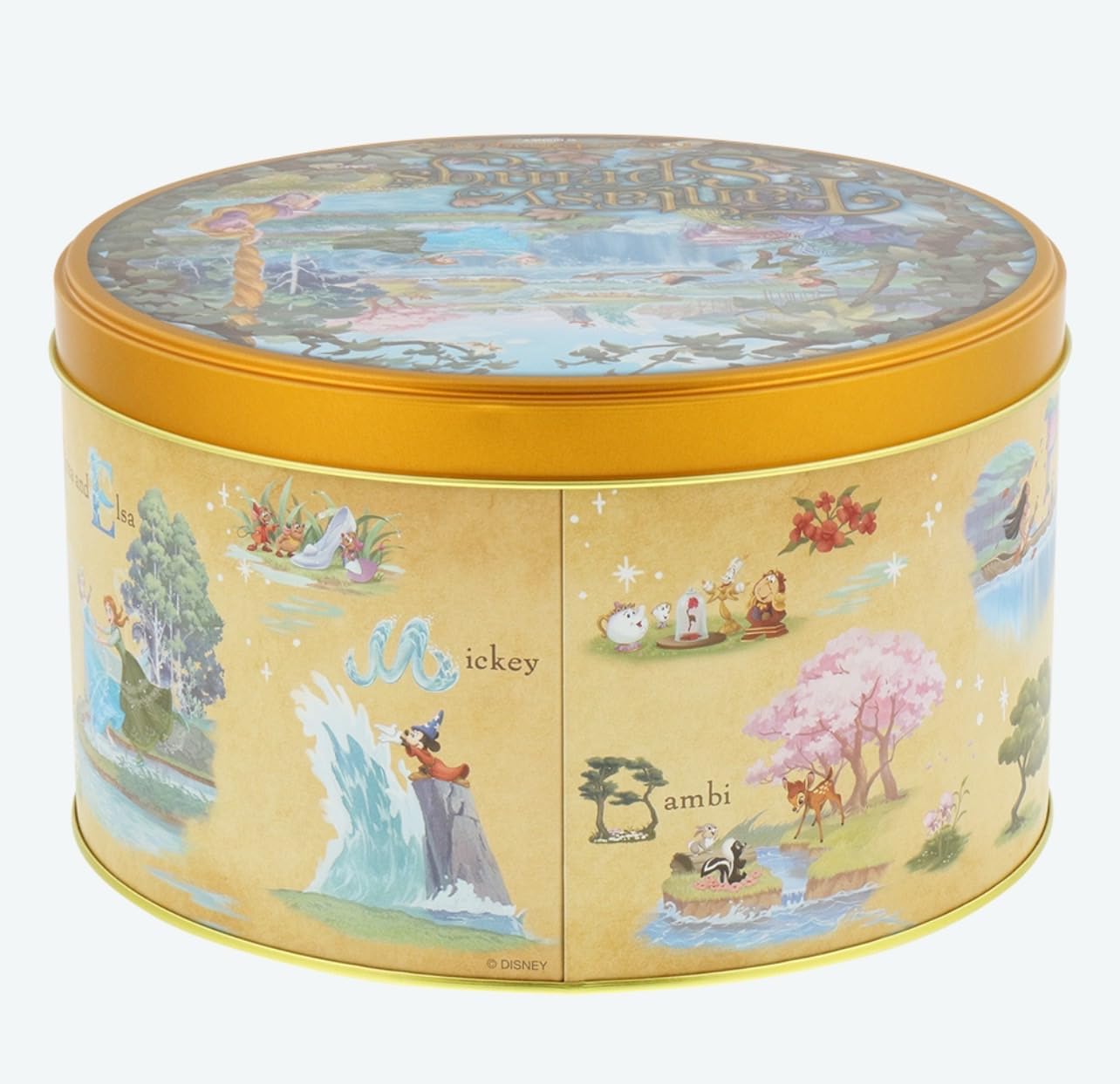 (Tokyo Disney Sea Limited, Shopping Bag Included) Pasta Snack Can "Fantasy Springs" Fantasy Springs" Amazing Beautiful World View Themed Goods [Dreaming of Fantasy Springs] TDR Sweets Souvenir Disney