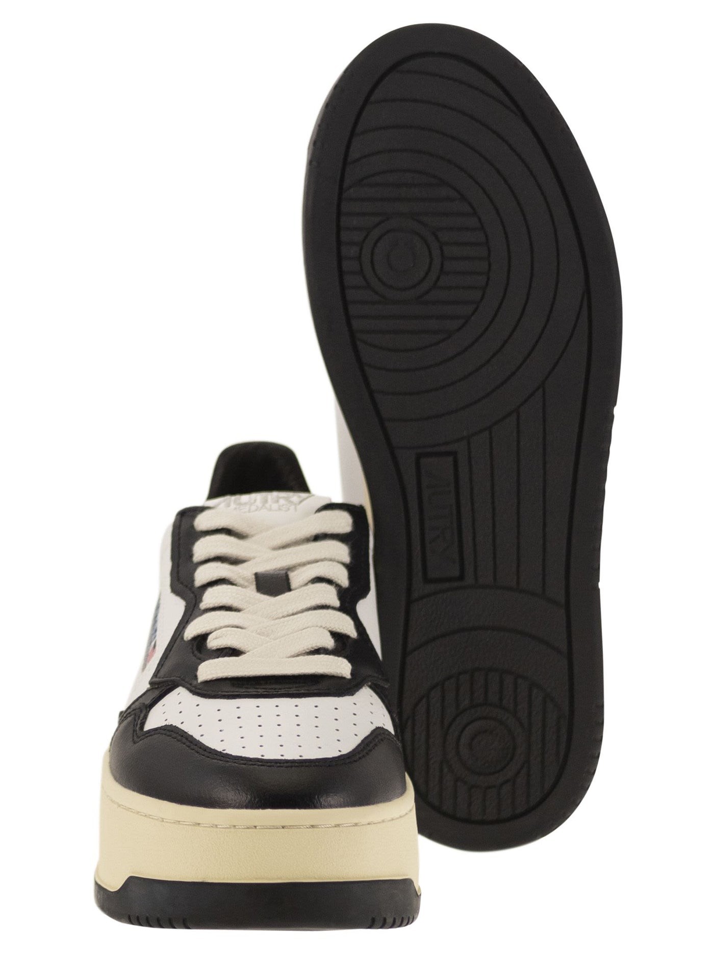 Autry Medalist Platform Leather Trainers - Image 5