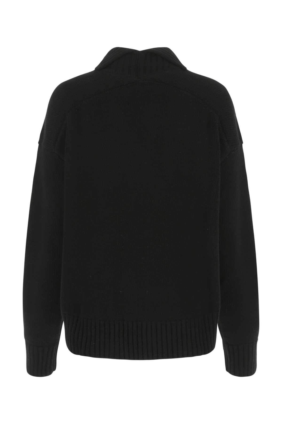 Jil Jil Sander Black Cashmereブレンド特大のセーター - Image 5