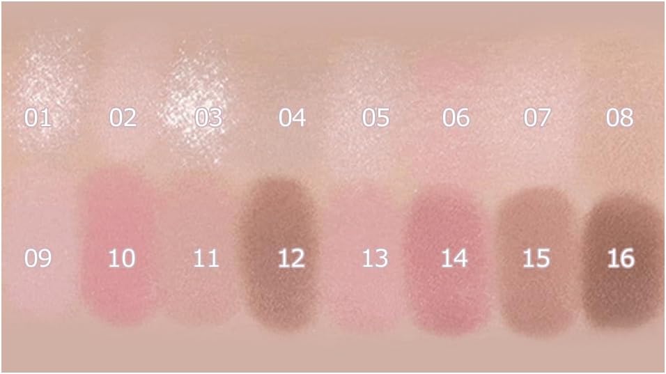 WAKEMAKE Soft Blurring Eye Palette (10 Lazy Pink Blurrings)