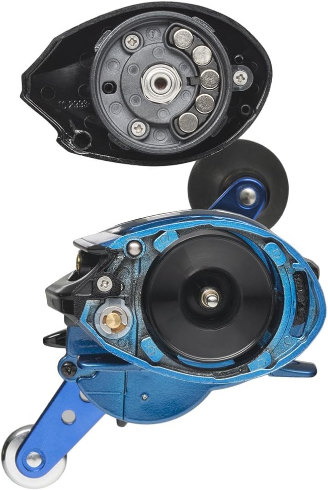 Abu Garcia Blue Max Ships, Assorted Five-Eyed, Mackerel and Crossfish, Double Axle Bait Reel