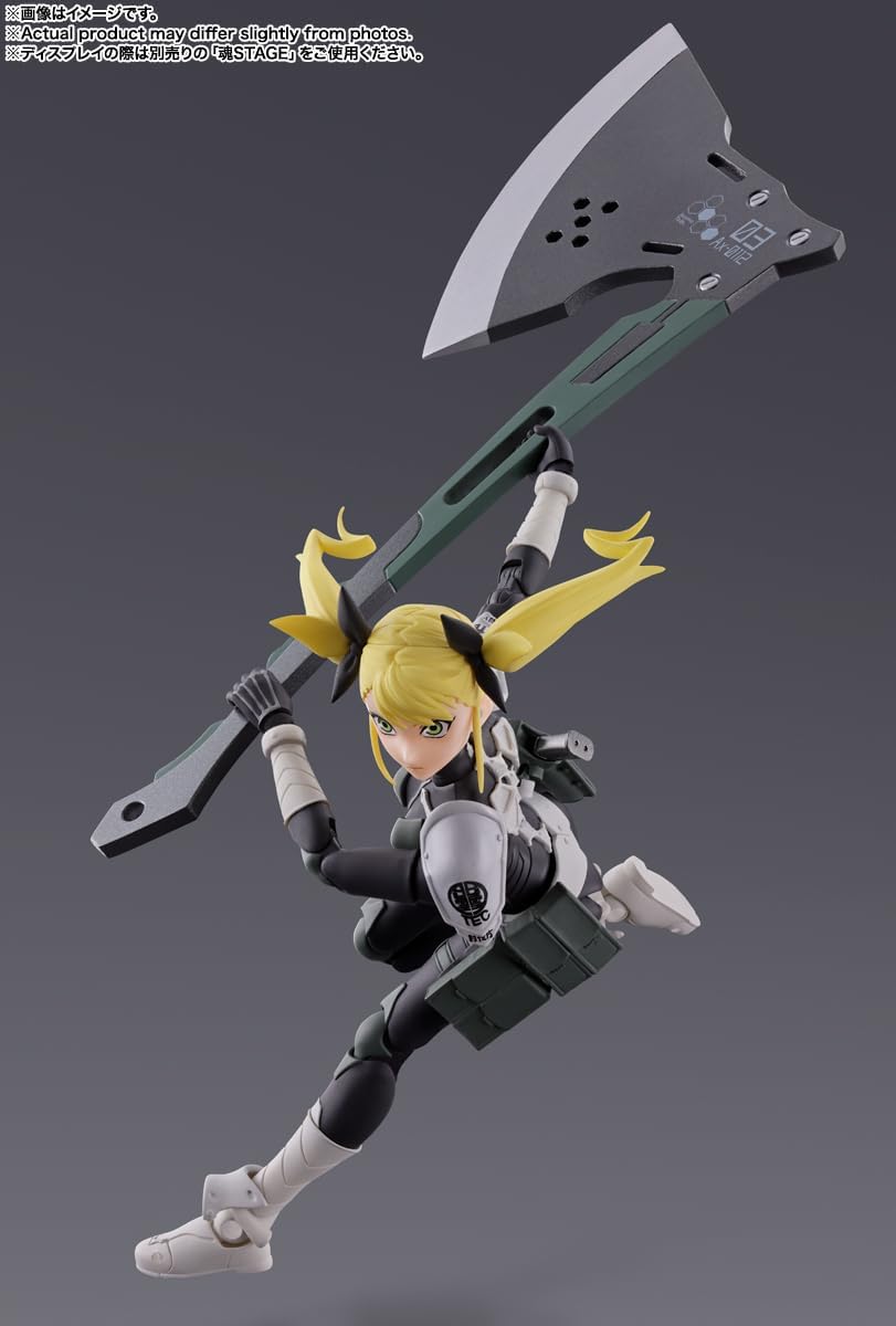 BANDAI SPIRITS S.H. Figuarts Kaiju No. 8 Kikoru Shinomiya, Approx. 5.1 inches (130 mm), ABS & PVC Pre-painted Action Figure