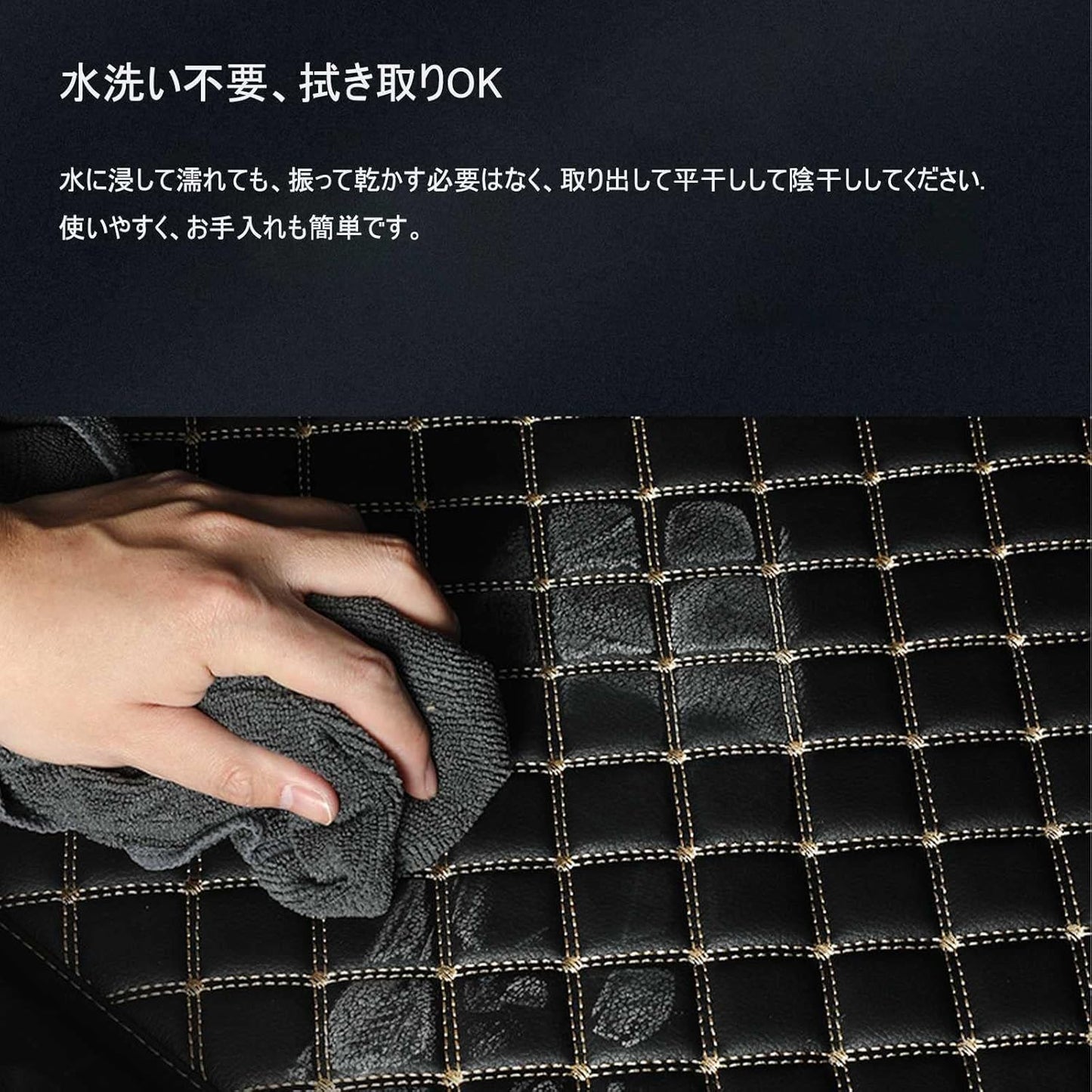 Compatible with Toyota New Prius 60 Series Luggage Mat, 3D Cargo Mat, Prius 60 Series Car Specific Design, Trunk Mat, XPE, Leather Material, Waterproof, Stain Resistant, Abrasion Resistant, Easy