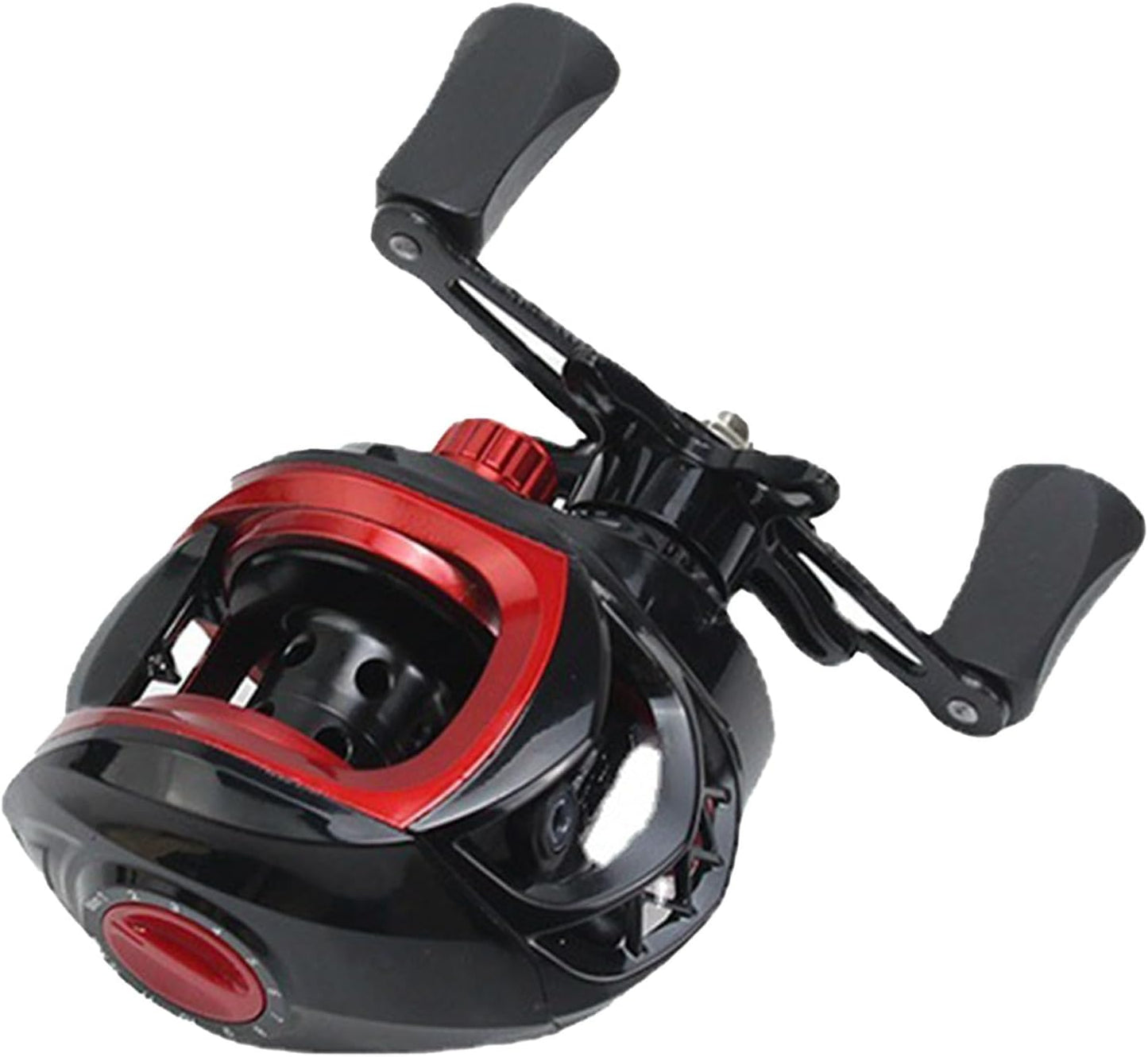 Baitcasting Fishing Reel, Baitcaster Reel, Metal Long Cast & Lightweight Baitcaster Reel with Explosion-proof Line Function for Saltwater and Freshwater Fishing