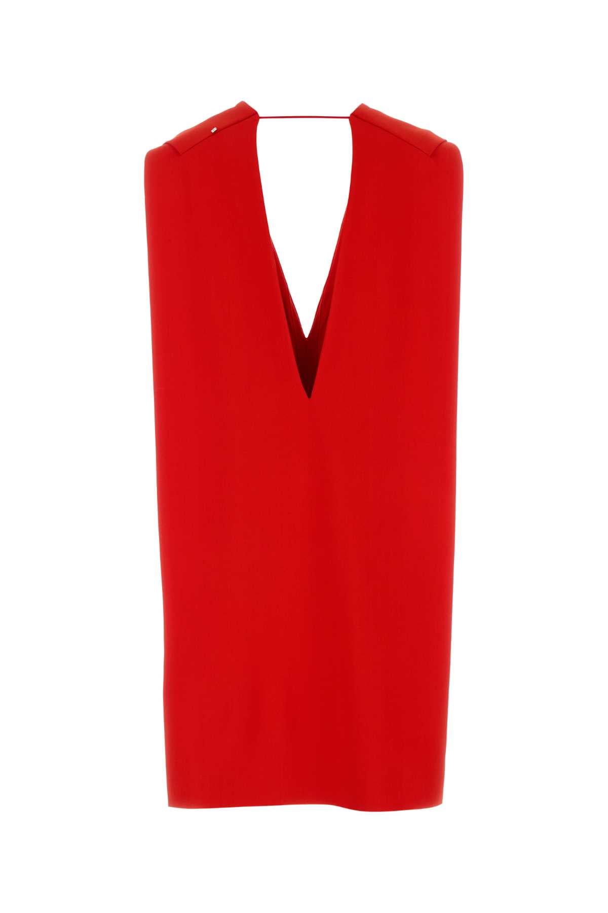 Sportmax SportMax Red Stretch Viscose Agrume1234ミニドレス - Image 5