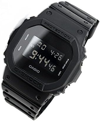 Self-Defense Force Public Servant Entrance Celebration G-SHOCK 20 ATM Waterproof Plastic Belt Watch for Men Unisex (DW-5600BB-1 DW-5600SG-7) (DW-5600BB-1 (Black))