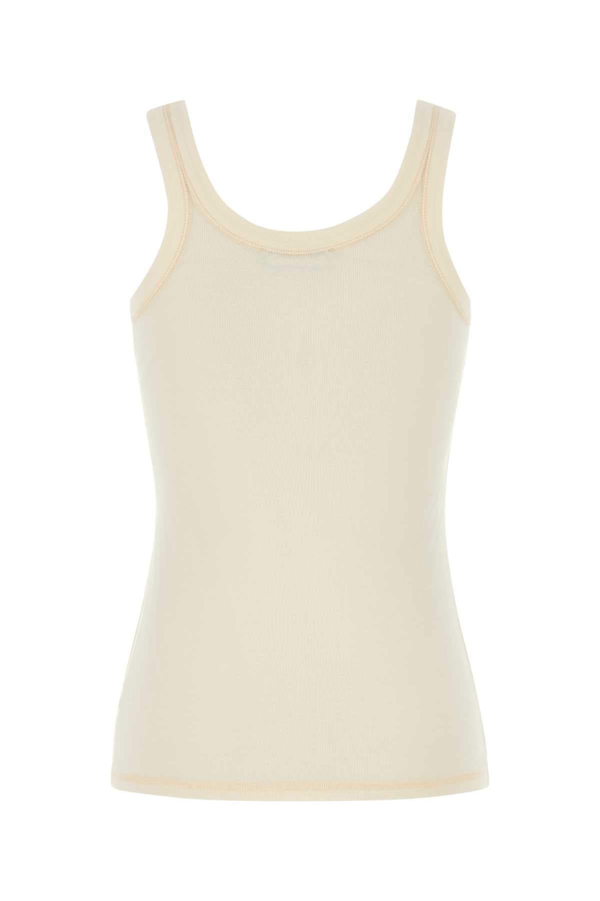 Lemaire レメールクリームコットンタンクトップ - Image 5