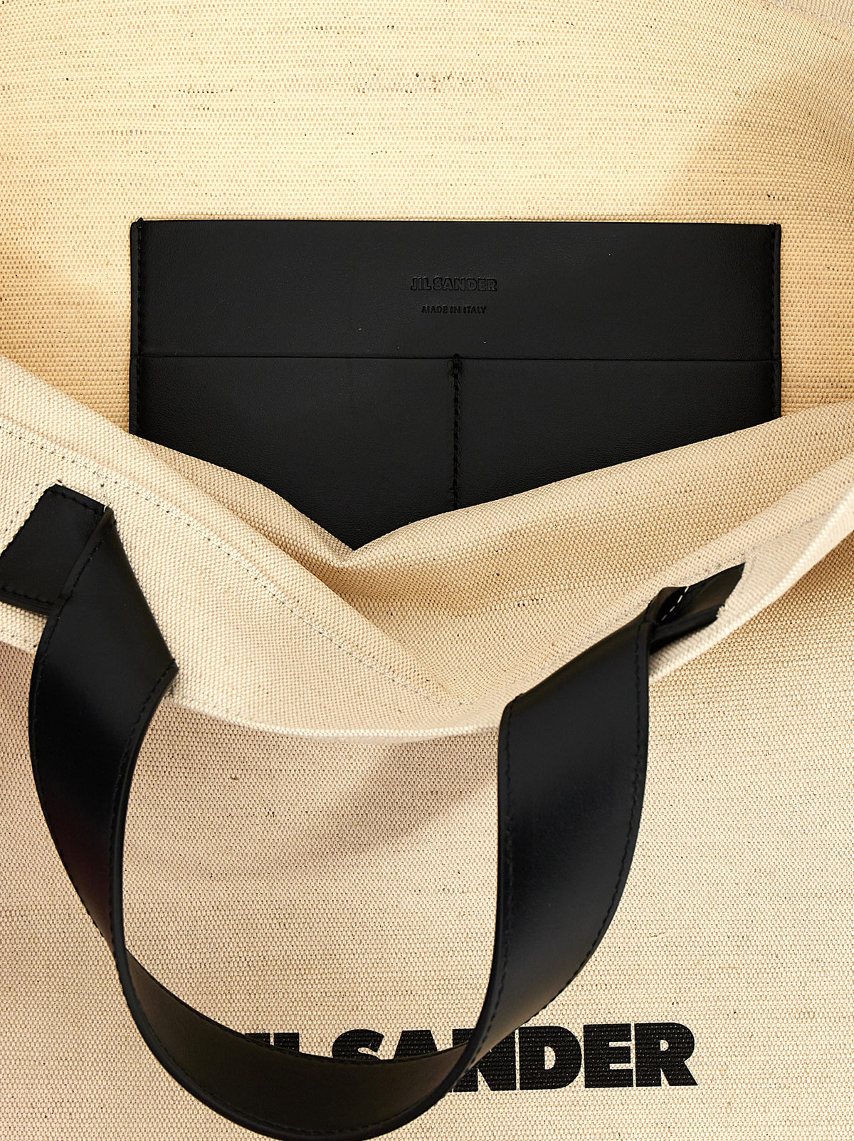 Jil Jil Sander 'Border Book Tote Square'ショッピングバッグ - Image 5