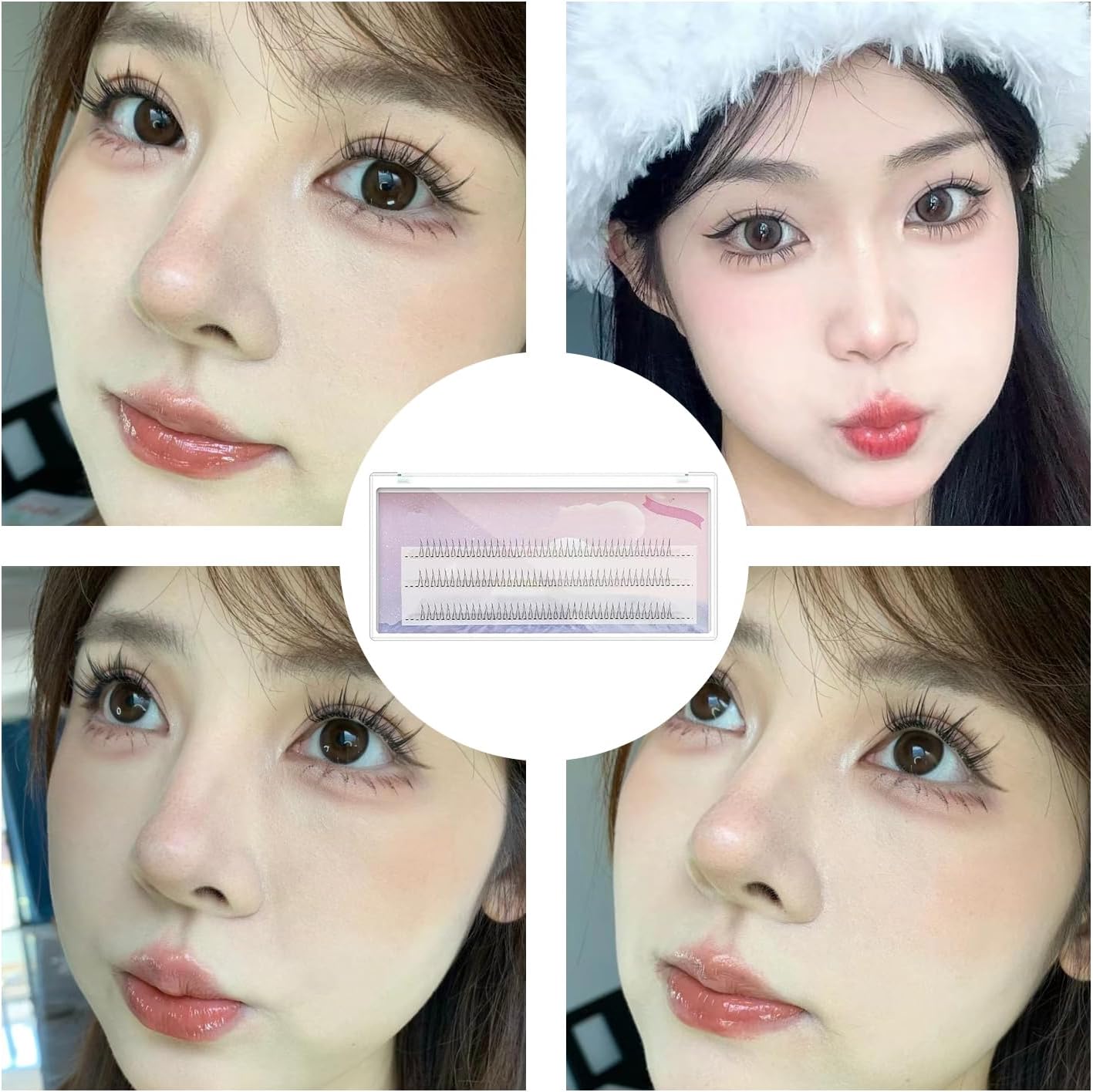 Lower Eyelashes (120 Bundles) Lower False Eyelashes, Daily Makeup, Participating in Parties, Dating, Natural, Easy for Beginners, Eye Larger, Ultra Thin, V-Shaped, 0.2-2.4 - 0.3 inches (5 - 6 - 7 mm),