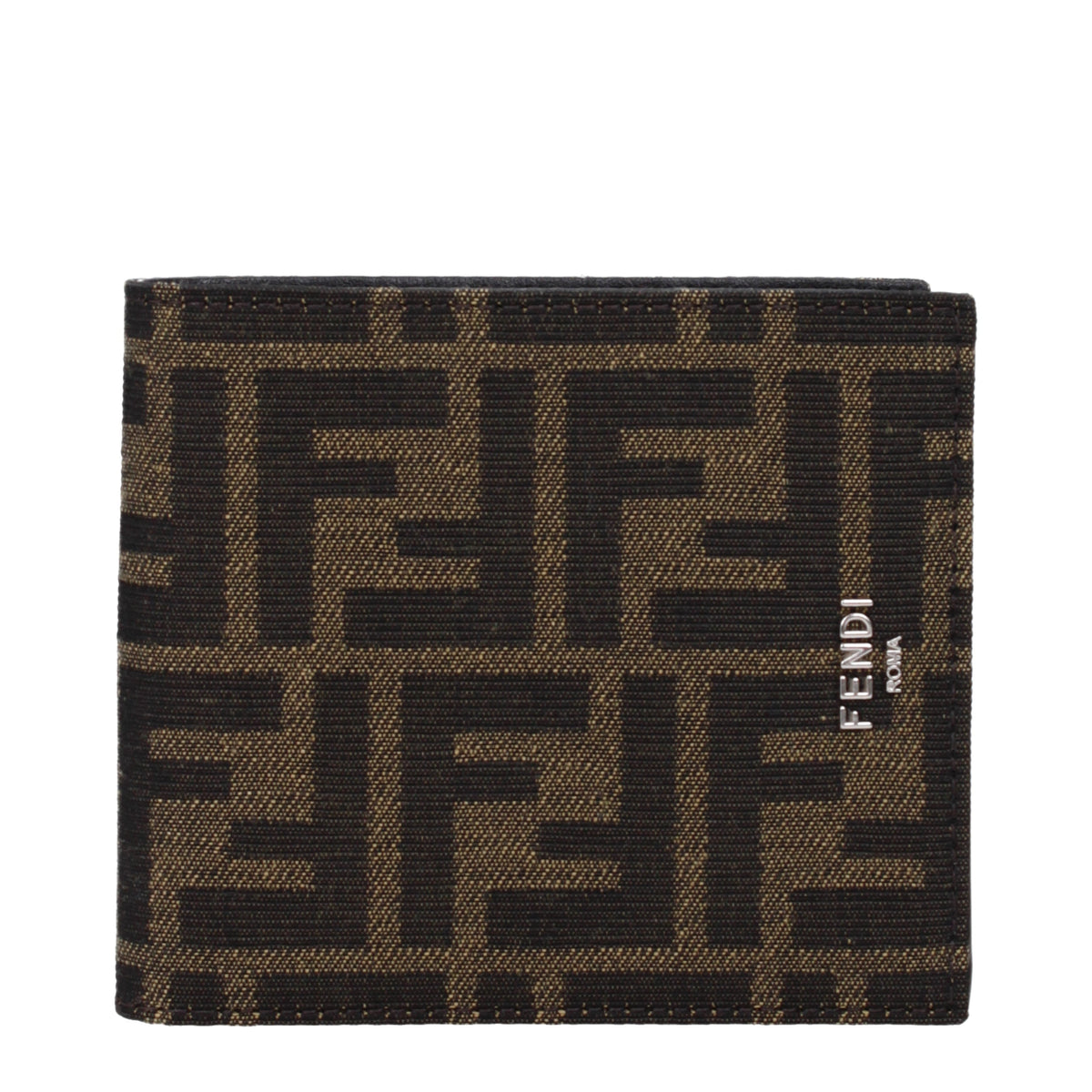 Fendi フェンディウォレットメンズファブリックブラウン - Image 5