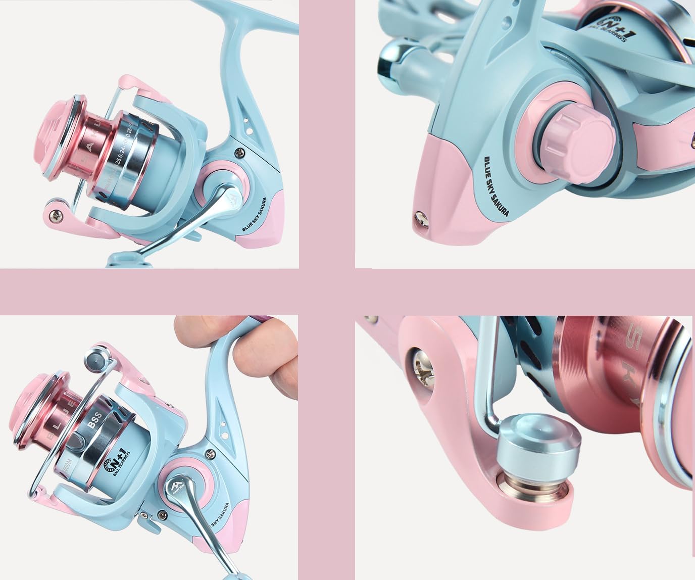 Spinning Reel, No. 3000, Fishing Equipment, Lightweight, Ice Fishing, Freshwater Fishing, Saltwater Fishing, Aging, Wakeon, 3+1BB, 5.2:1 Gear Ratio, Left and Right Interchangeable Handle, Durable