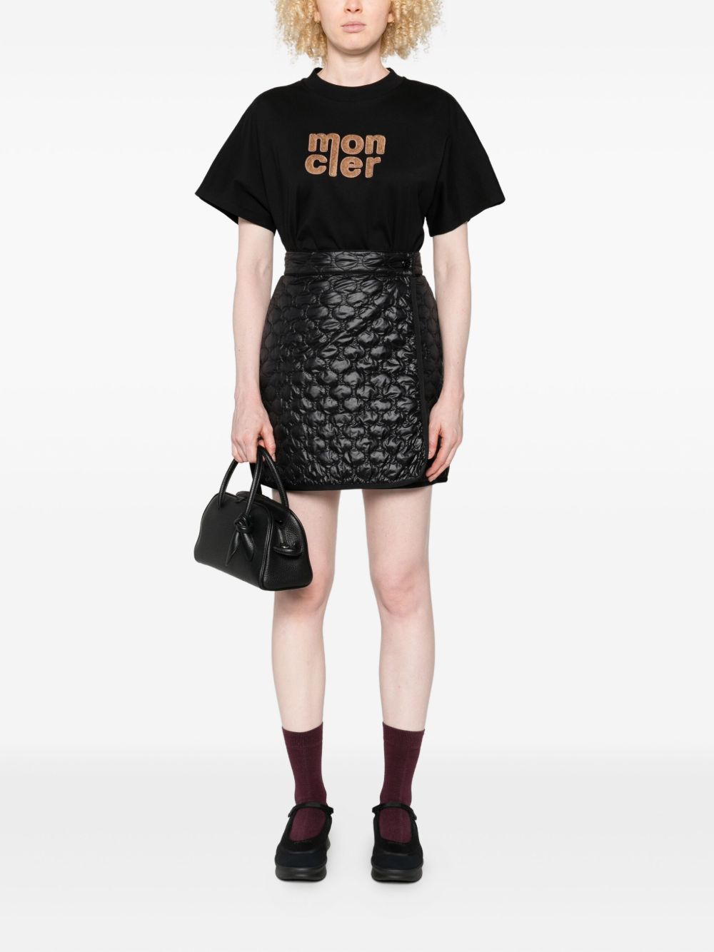 Moncler モンクラースカートは黒です - Image 5