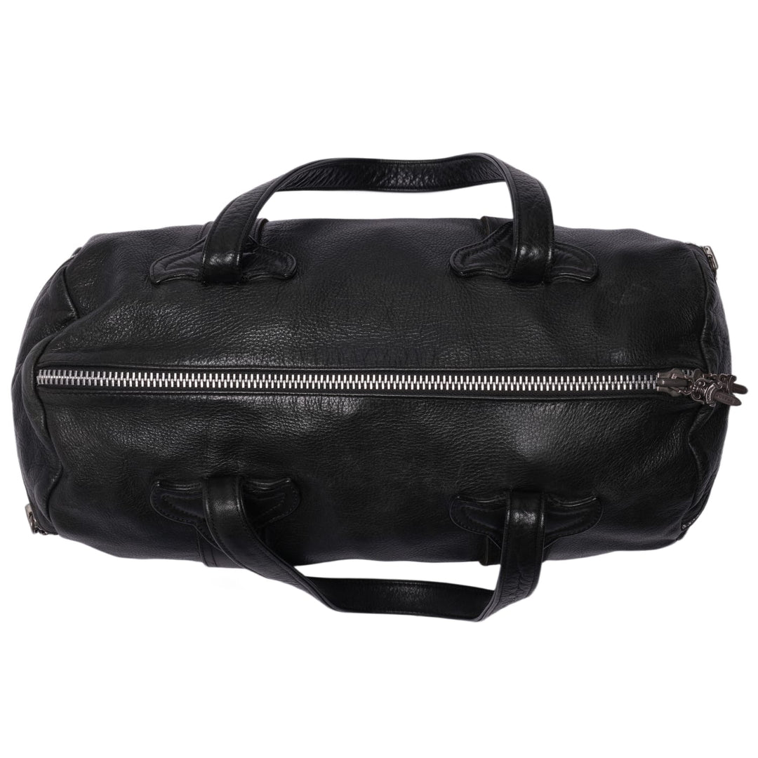 CHROME HEARTS 'BLACK' DUFFLE ZIP BAG