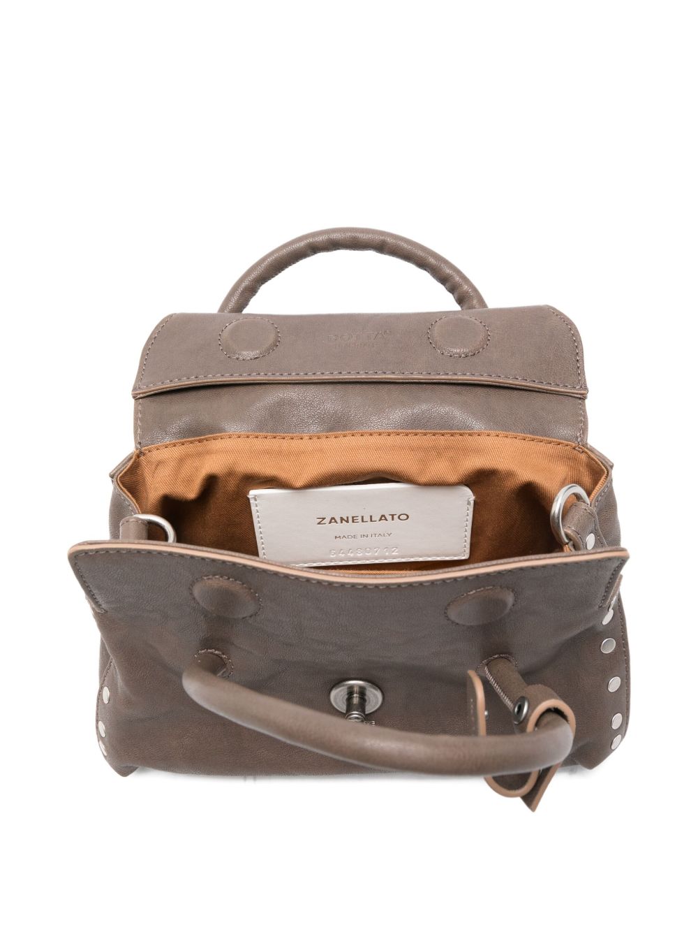 Zanellato ザネラート ドッタ チェンタウロ スモール レザー ハンドバッグ - Image 5