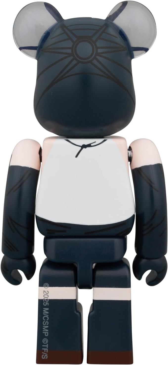 MEDICOM TOY BE@RBRICK Chainsaw Man & Bomb 2 PCS Set, Total Height Approx. 2.8 inches (70 mm), Non-scale, Painted Finished Figure