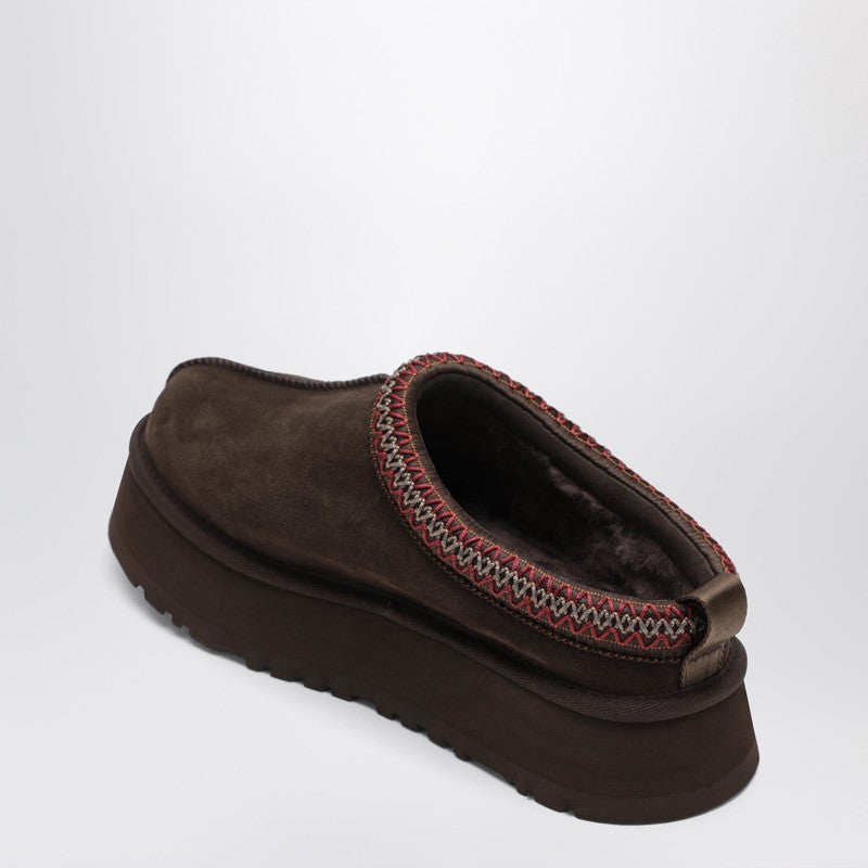 Ugg Ugg Brown Suede Tazz Slippers - Image 5