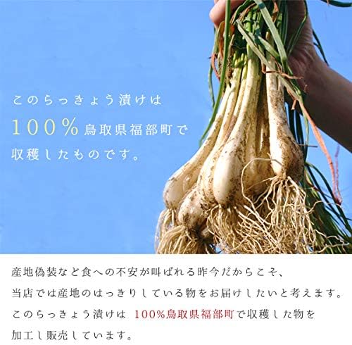 風味絶佳.山陰 Sand Dune Rakkyo Pickles, Produced in Fukube Town, Tottori Prefecture, 4.6 oz (130 g) x 3 Types Set, Additive-Free, Made in Japan