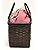 Hasegawa Women's Bamboo Hamper Yukata Basket Bag, Removable Drawstring