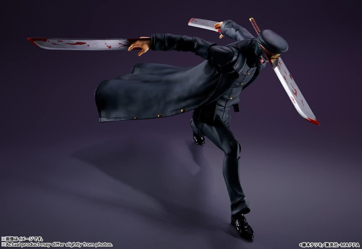 BANDAI SPIRITS S.H. Figuarts Chainsaw Man Samurai Sword, Approx. 6.5 inches (165 mm), ABS & PVC, Pre-painted Action Figure