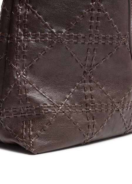 Lilou Woven bag in leather - Image 5