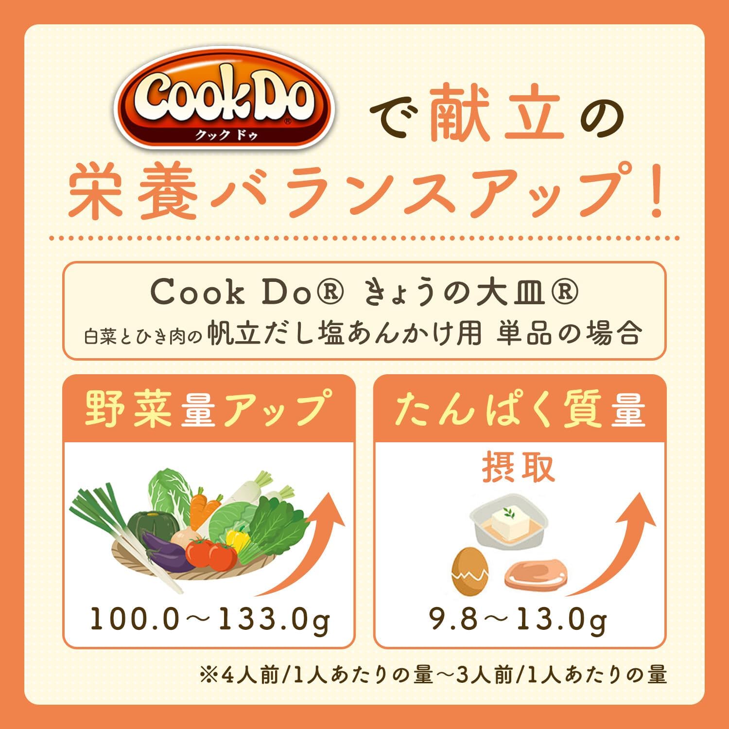 Ajinomoto Cook Do Cook Do Cook Du Today Platter for Chinese Cabbage and Ground Meat Scallops and Salt Sauce, 3.5 oz (100 g) x 10 Sets, Easy Side Dish, Retort