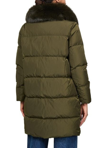 YVES SALOMON Puffer jacket with a fox fur collar - Image 5