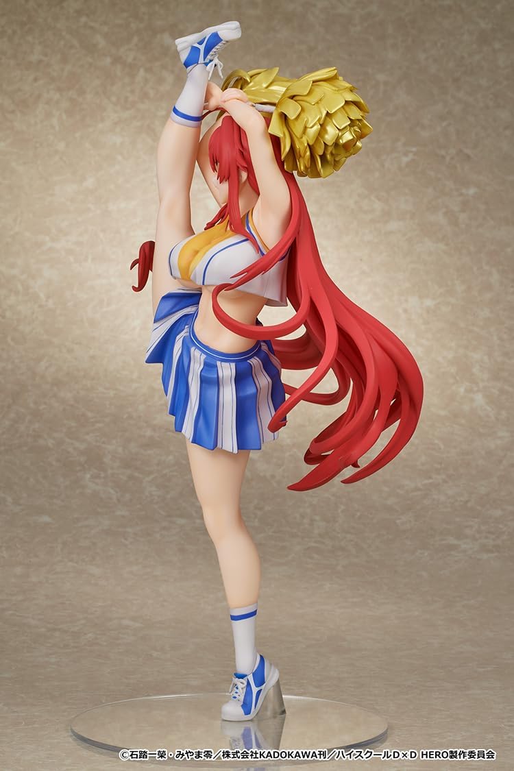 MuseMolds High School D x D Hero Scale Figure, Rias Gremory, Cheer Girl Ver. Plastic, Painted and Assembled Product, 1/6 Scale, Includes Exclusive Stand, Total Height Approx. 13.0 inches (330 mm)