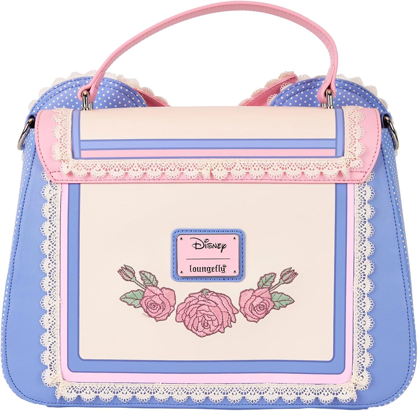 Loungefly Disney Minnie Floral Lace Ears Shoulder Bag