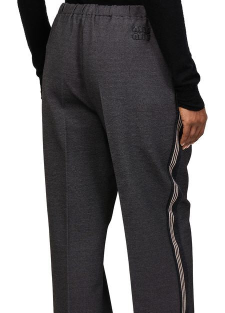 MIU MIU Knit straight leg trousers - Image 5