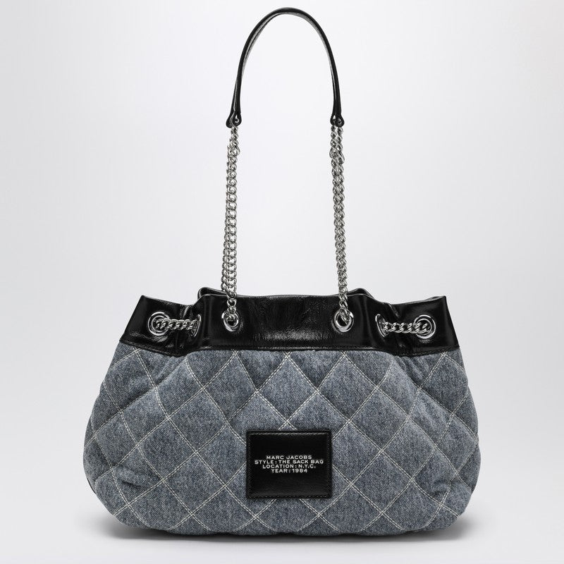 Marc マークジェイコブスキルティングデニムショルダーバッグ - Image 5