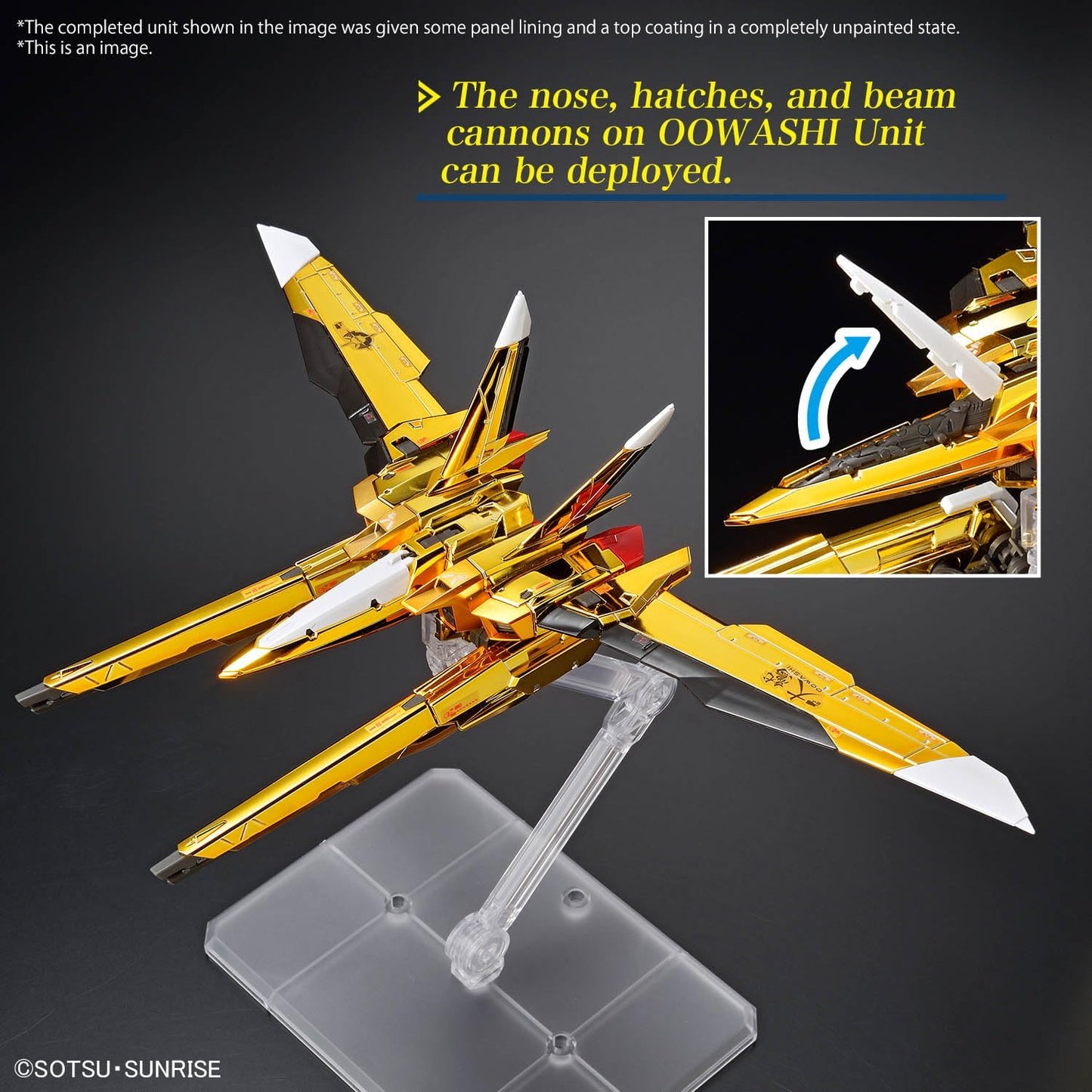 Bandai Spirits RG Mobile Suit Gundam SEED DESTINY Akatsuki Gundam (Steller's Eagle Equipment), 1/144 Scale, Color-coded Plastic Model