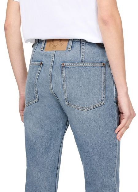 MOSCHINO コットン ブルーデニム パンツ - Image 5