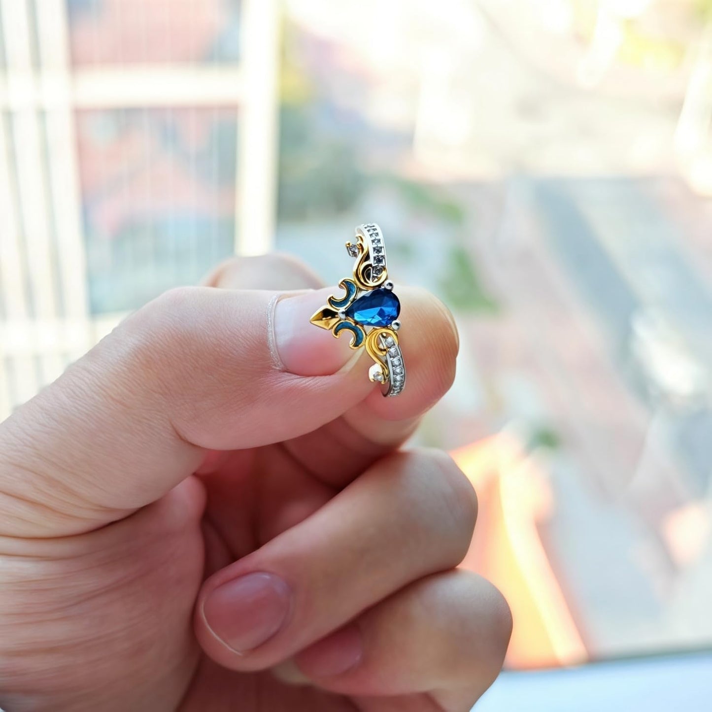 Sizuuenn Haragami Nouvillette Ring, Cosplay, Accessories, Anime, Accessories, School Festivals, Cultural Festivals, Festivals, Halloween, Events, Props for Photography, Commemorative, Present, Women's