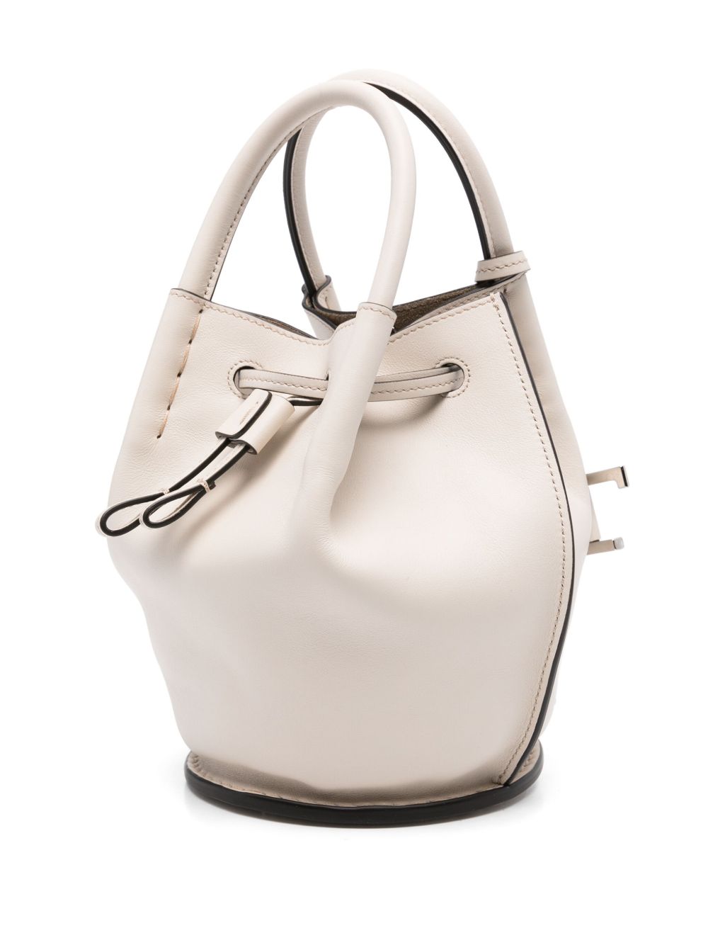 Tods トッド 'S ミニレザーバケットバッグ - Image 5